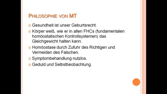 Philosophie und Richtlinien von Metabolic Typing