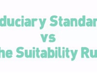 Fiduciary vs Suitability