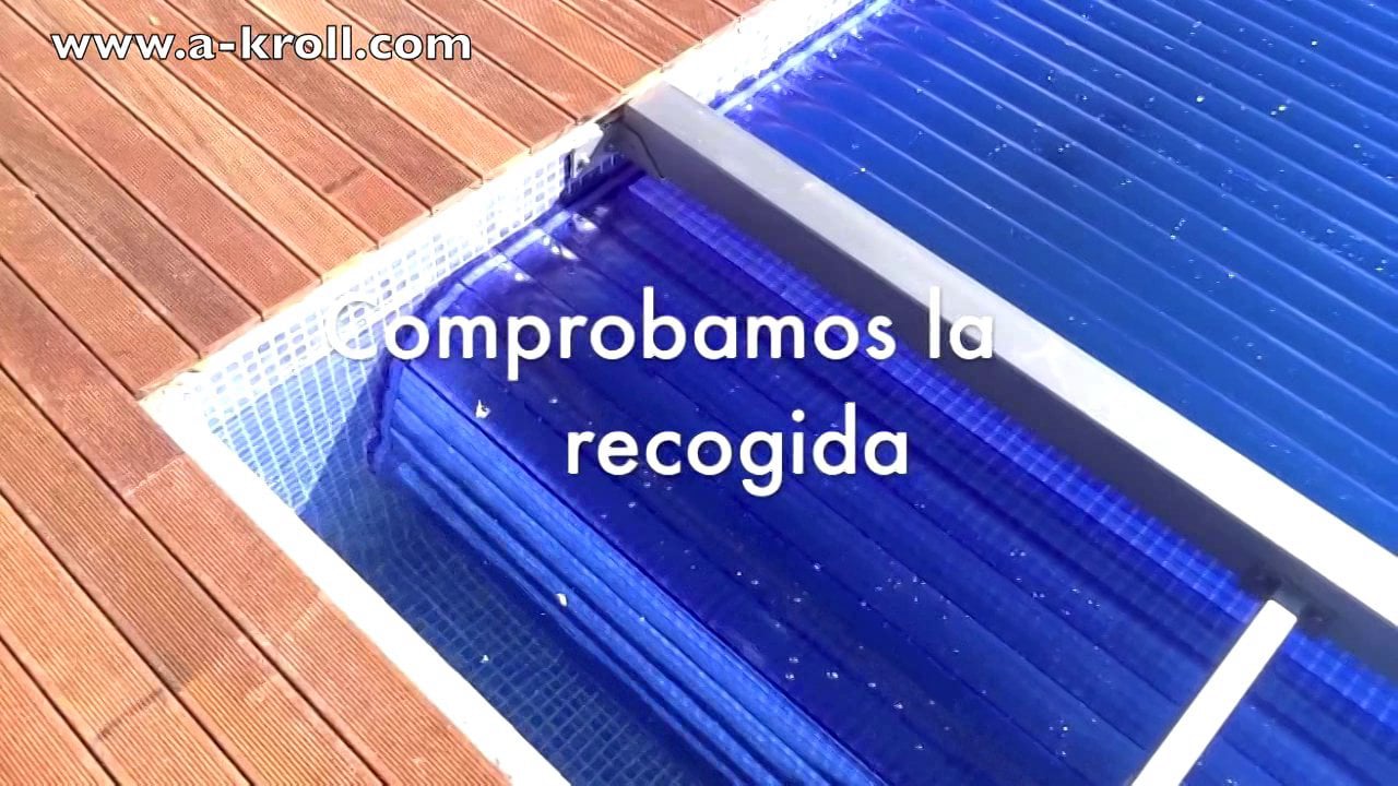 Cubierta automática de persiana para piscina modelo Bruselas on Vimeo