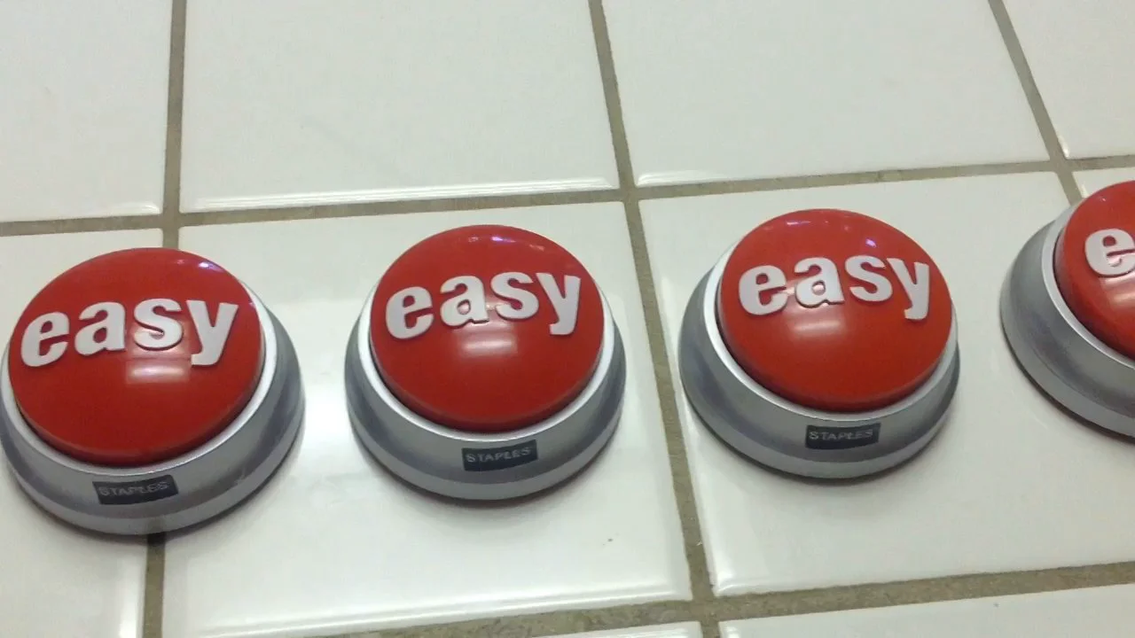 Easy Button Hack on Vimeo