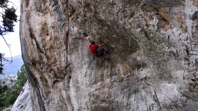 Steve Lapen Climbs Mt. Charleston Testpiece Ghetto Booty