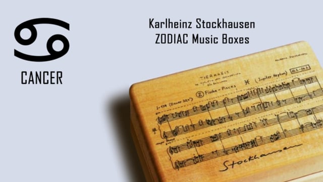 Stockhausen Zodiac Music Boxes AQUARIUS