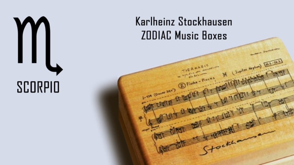 Stockhausen Zodiac Music Boxes SCORPIO