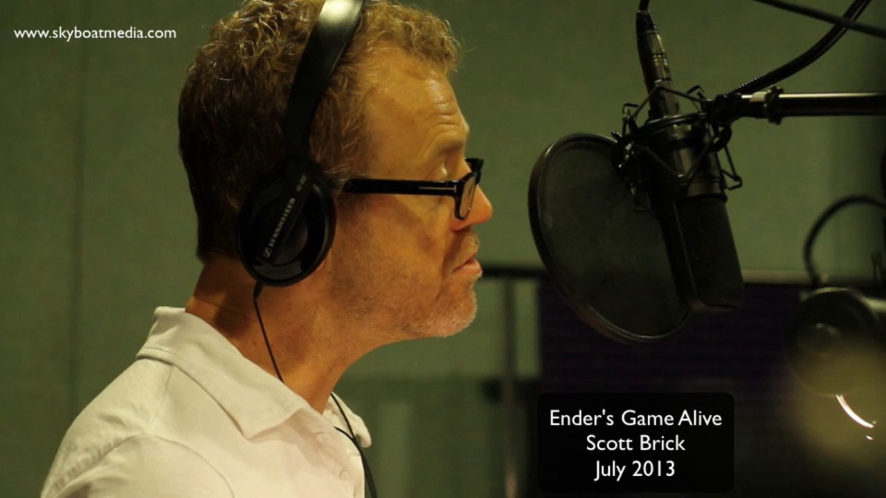 Scott Brick - in Ender's Game Alive