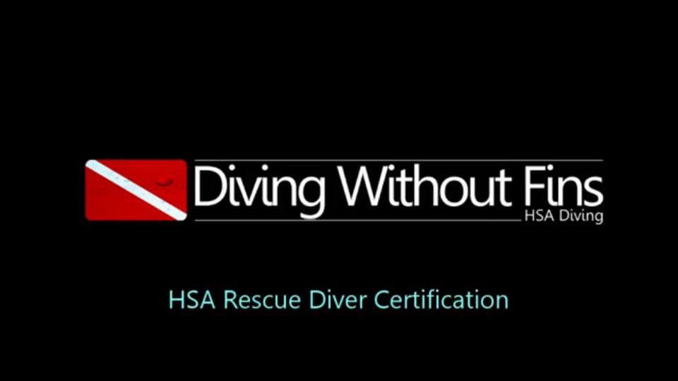 Diving Without Fins Rescue Diver Certification on Vimeo