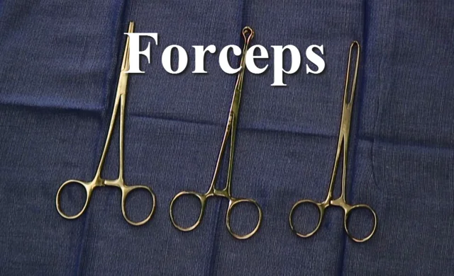 Surgical Forceps In Use