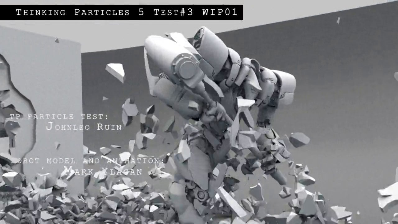 Thinking Particles 5 Test#3 WIP on Vimeo