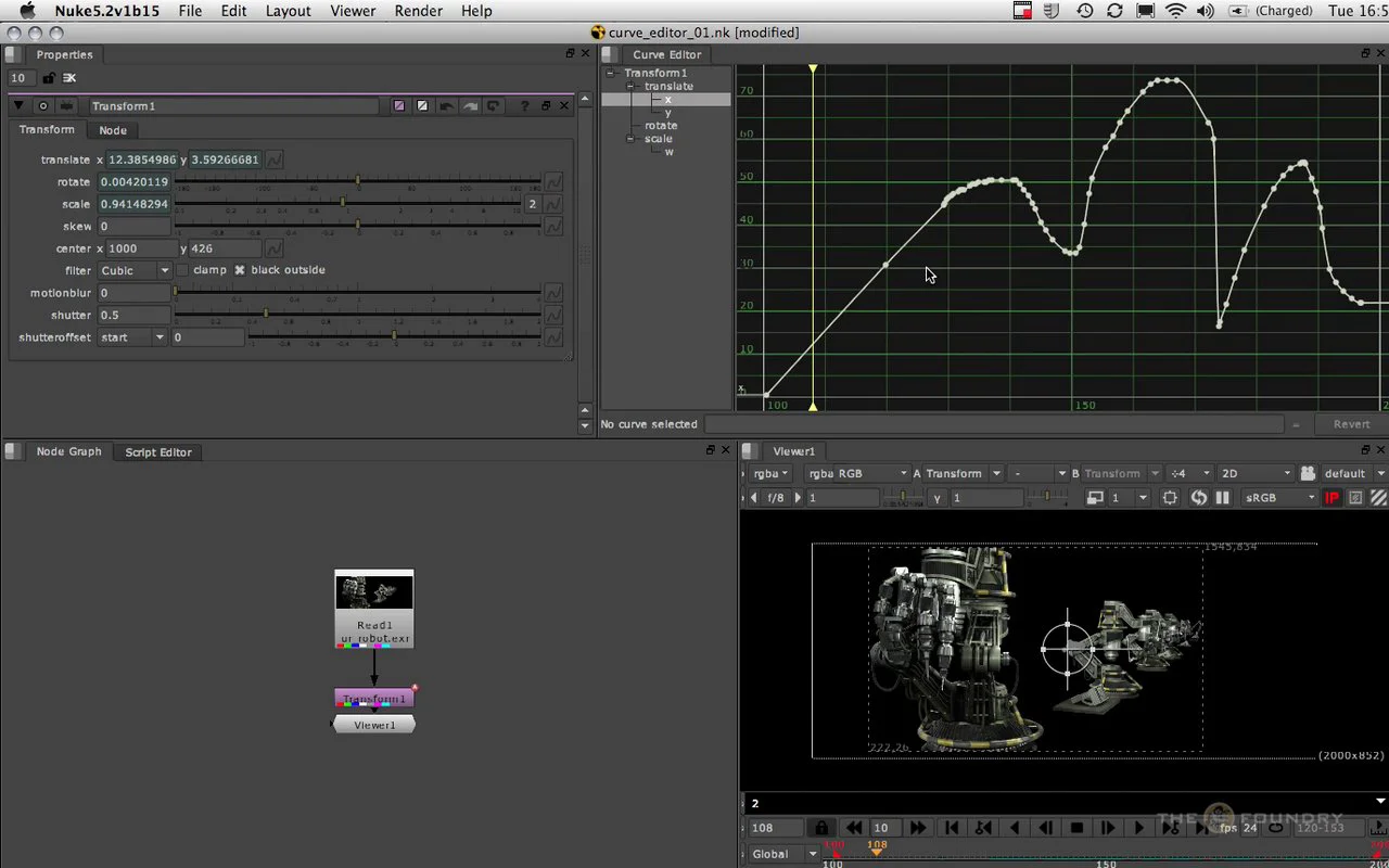 Curve Editor Part 1 - NUKE General UI on Vimeo