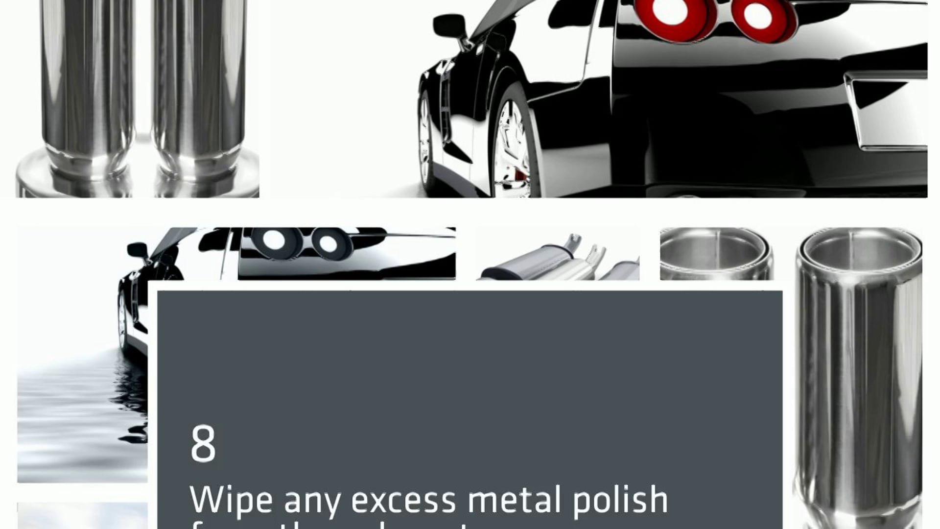 How to clean stainless steel car exhausts