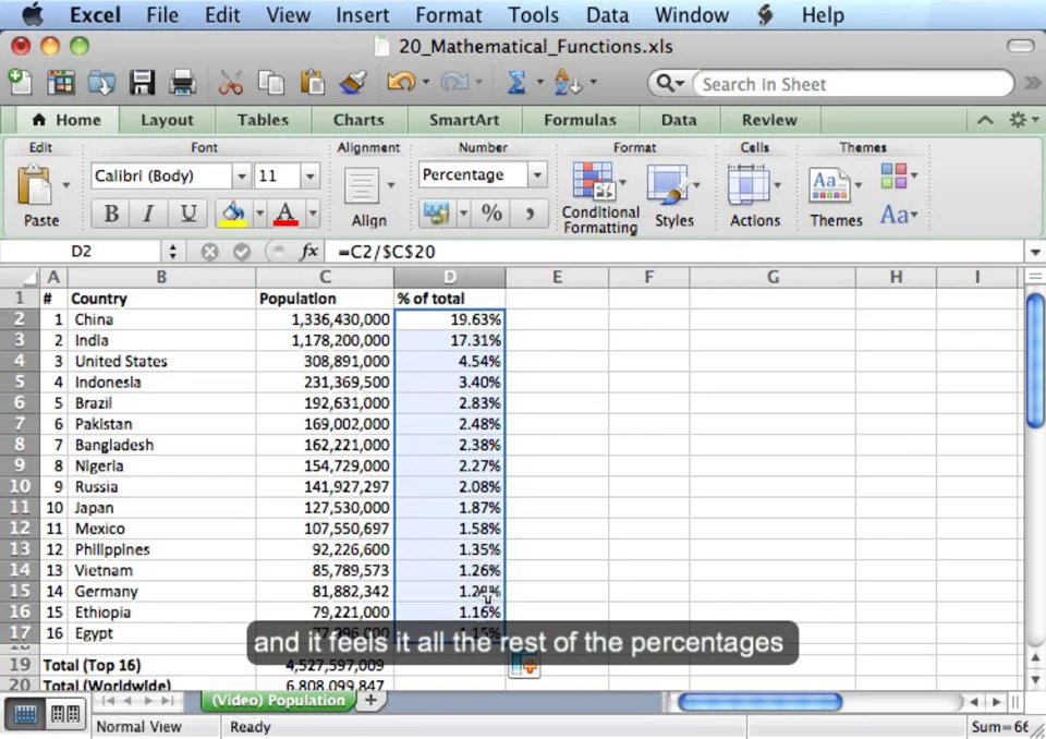 Excel_20_Mathematical_Functions_Mac on Vimeo