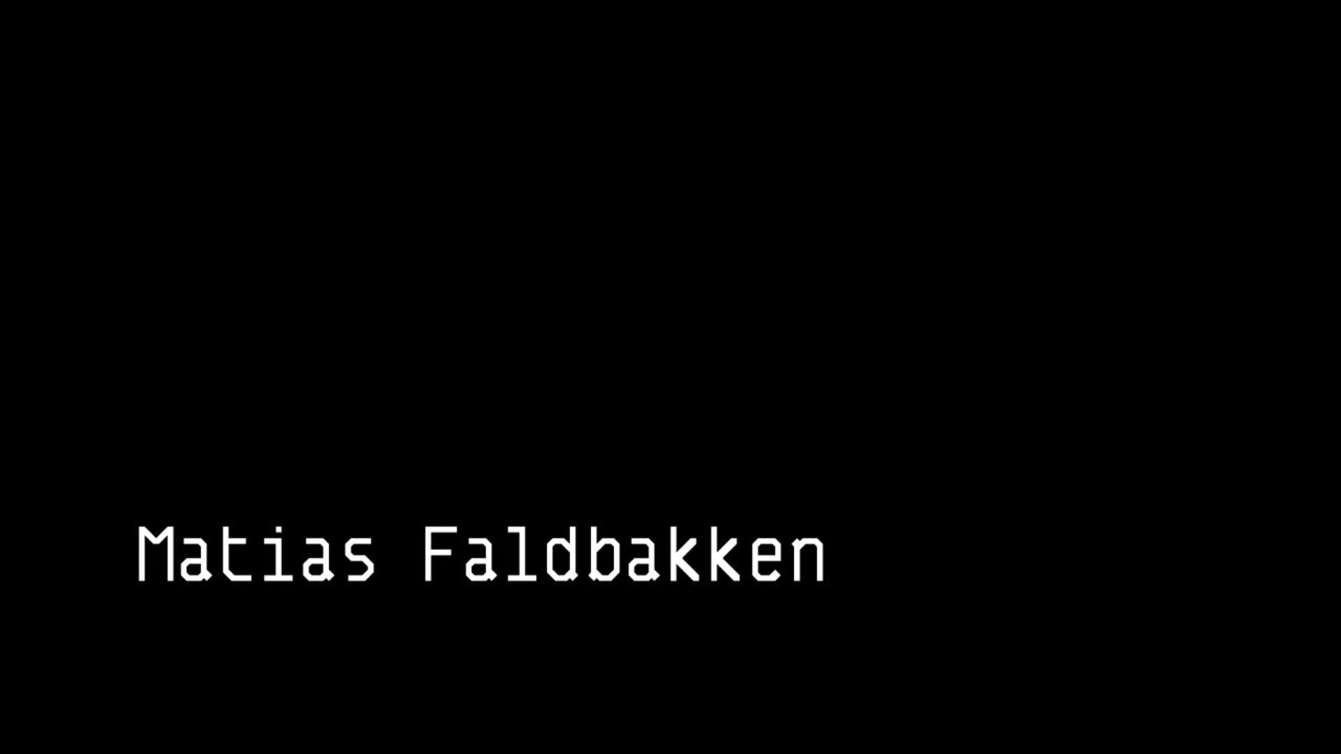 Portrait of an Artist - MATIAS FALDBAKKEN