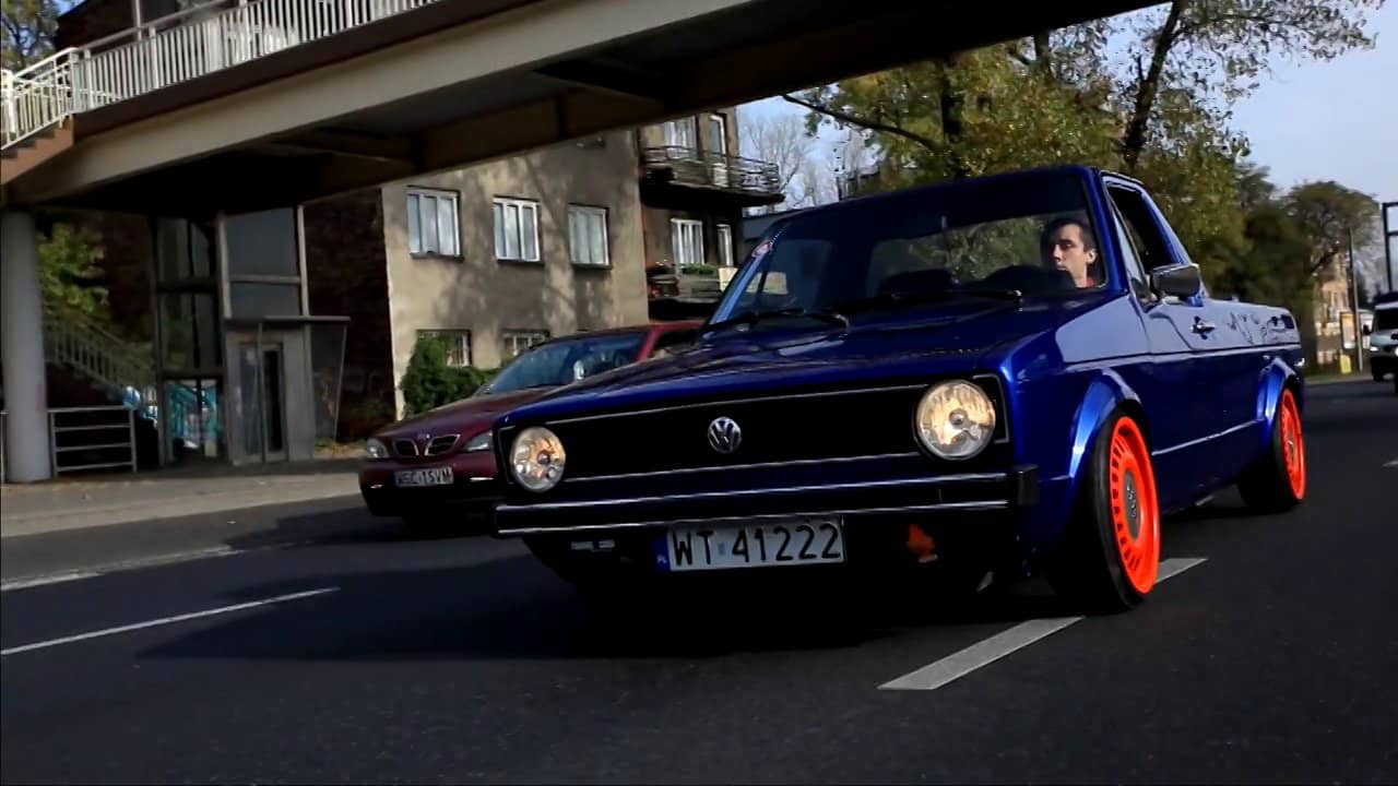 Air Ride CADDY MK1 VW Rabbit VolkSWAGen Canon 5D Strzelecki