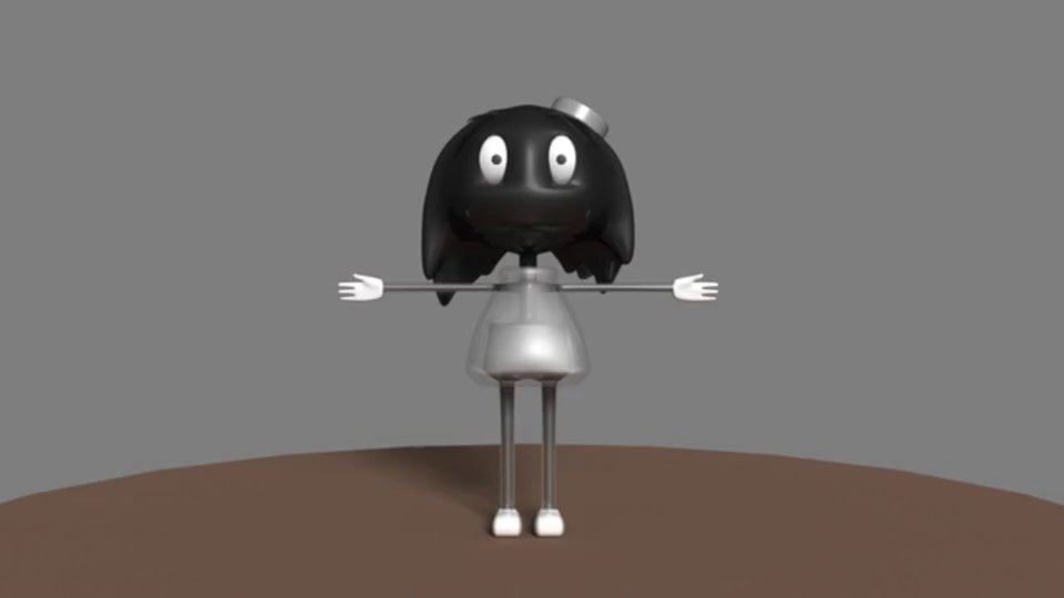 "Inky Frank" Turn Around and Render