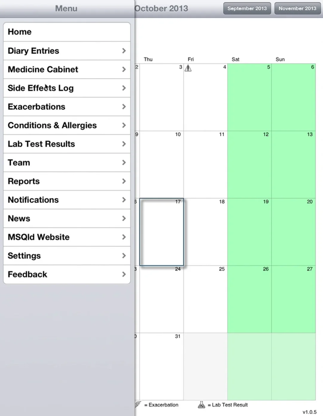 Side effect log update using menu on Vimeo