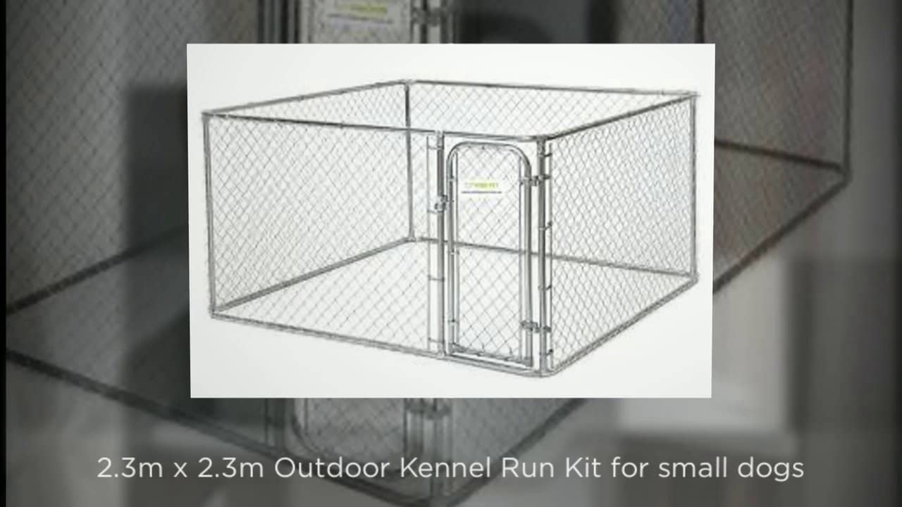 New DIY Outdoor ChainLink Dog Kennel Run Kits on Vimeo