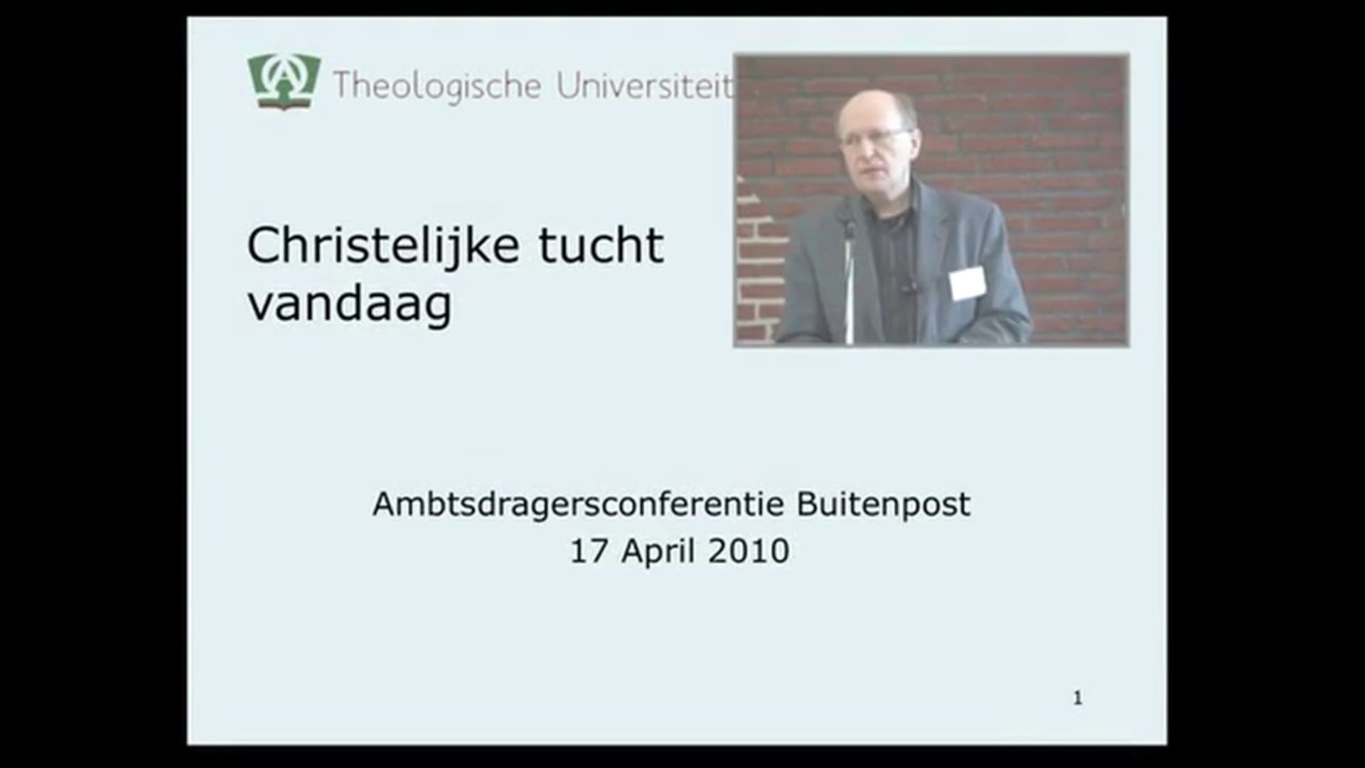 Christelijke tucht vandaag – 125