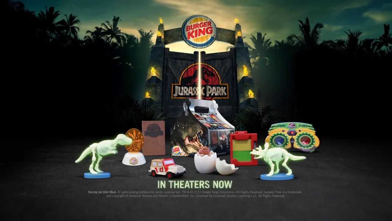 Burger king jurassic on sale park