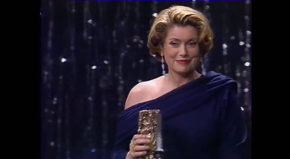 Catherine Deneuve, César 1993 de la Meilleure Actrice dans INDOCHINE on ...