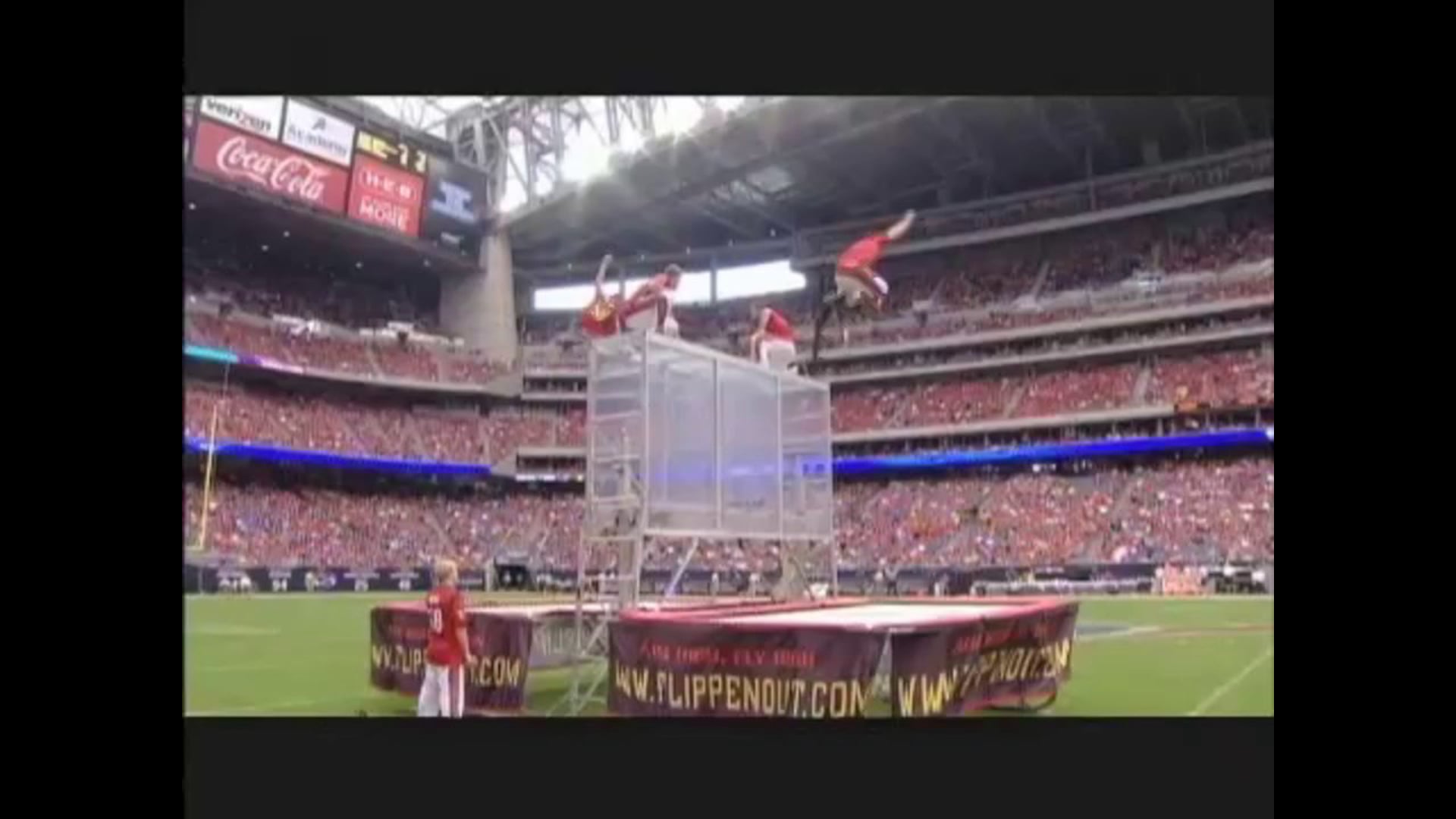 Promotional video thumbnail 1 for Flippenout Extreme Trampoline