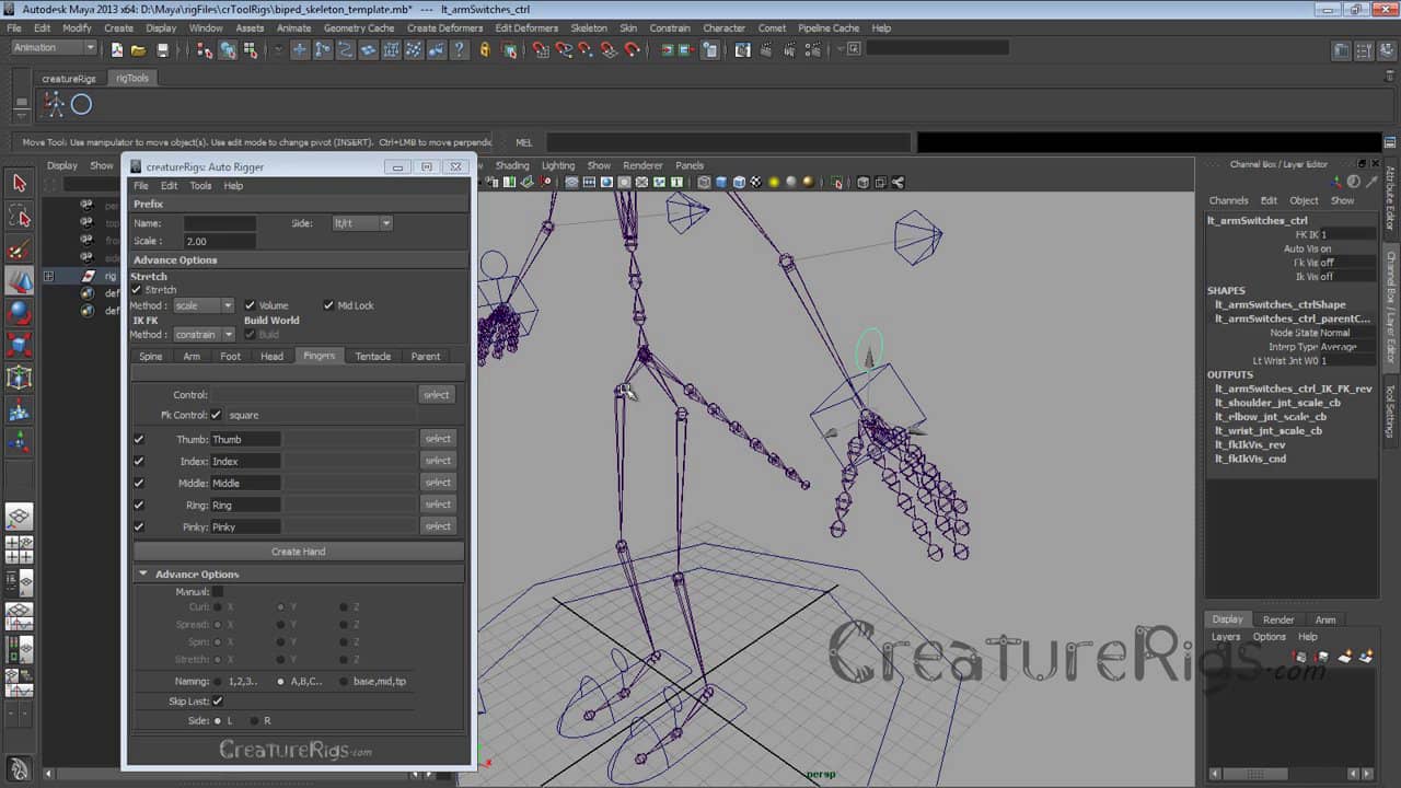 Modular Rigging System Part 2 - The AutoRigger on Vimeo