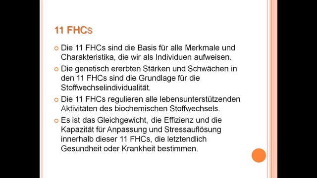 Fundamentale Homöostatische Kontrollsysteme FHCs