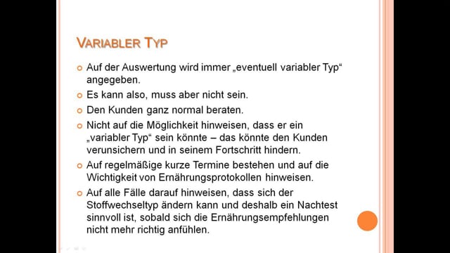 Der Variable Typ allgemein