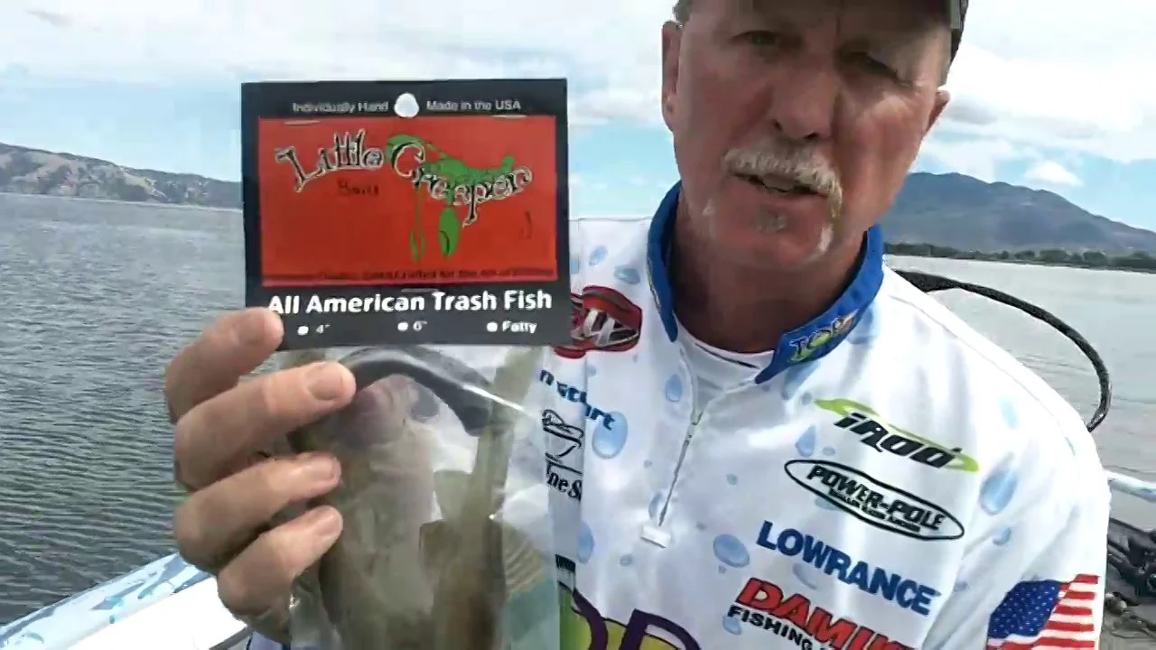 Kevin Stewart Rigging the Little Creepers Trash Fish