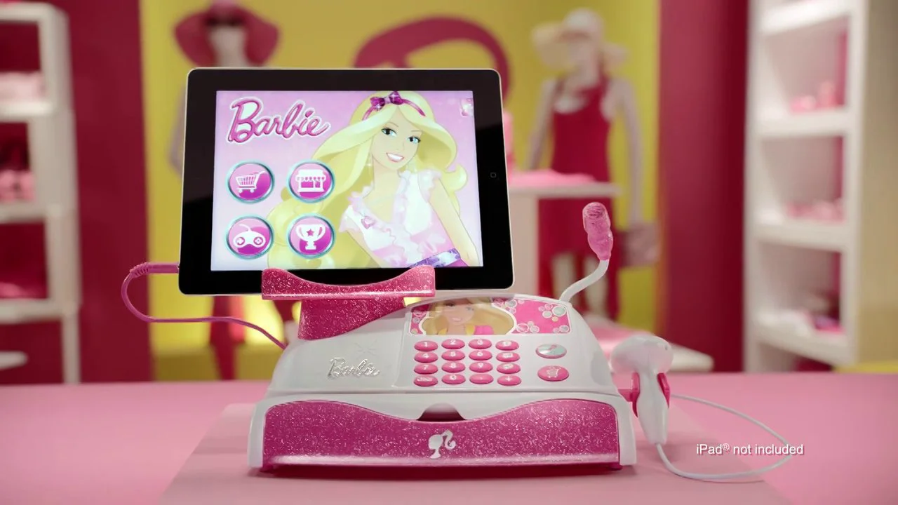 Barbie discount cash register