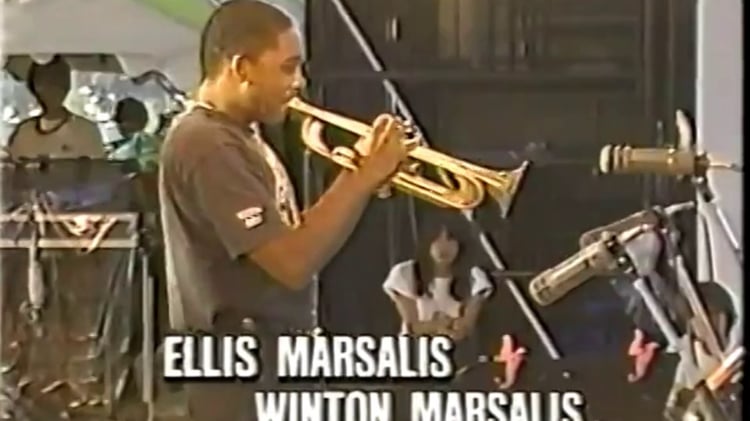 Mozartin - Wynton Marsalis with Ellis Marsalis group at Mt. Fuji Jazz  Festival (1990)