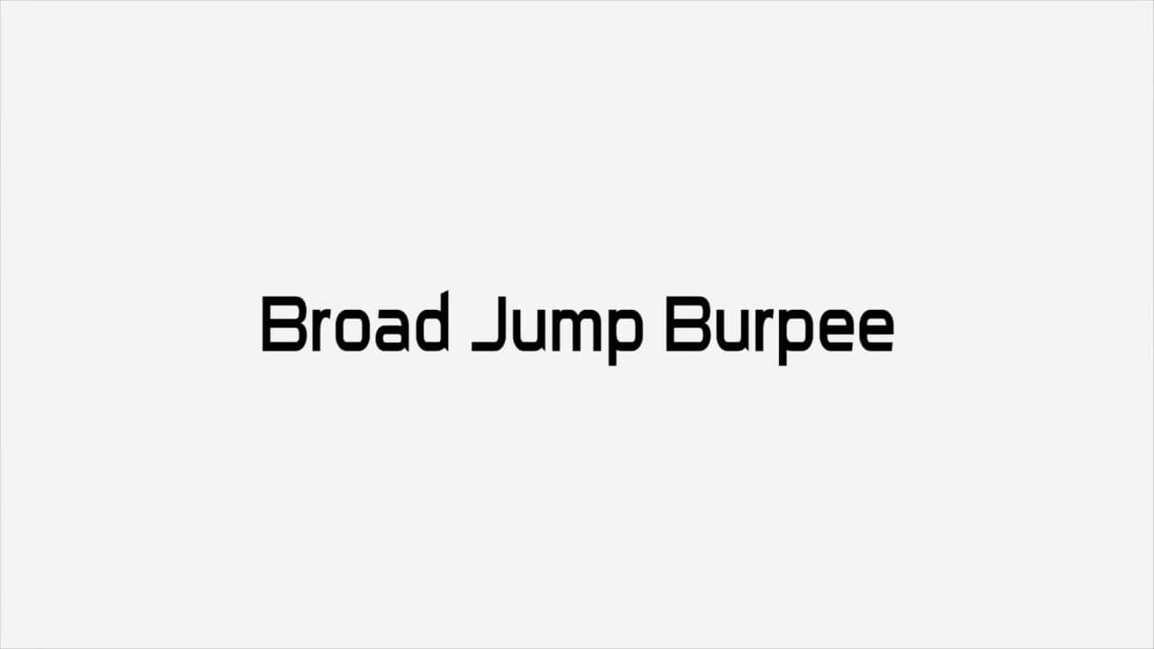 Broad Jump Burpee On Vimeo