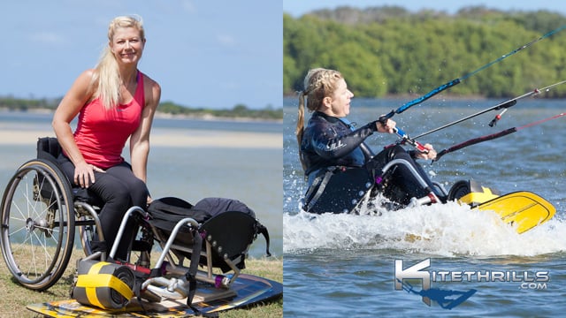 Amanda Boxtel Learns to Kitesurf