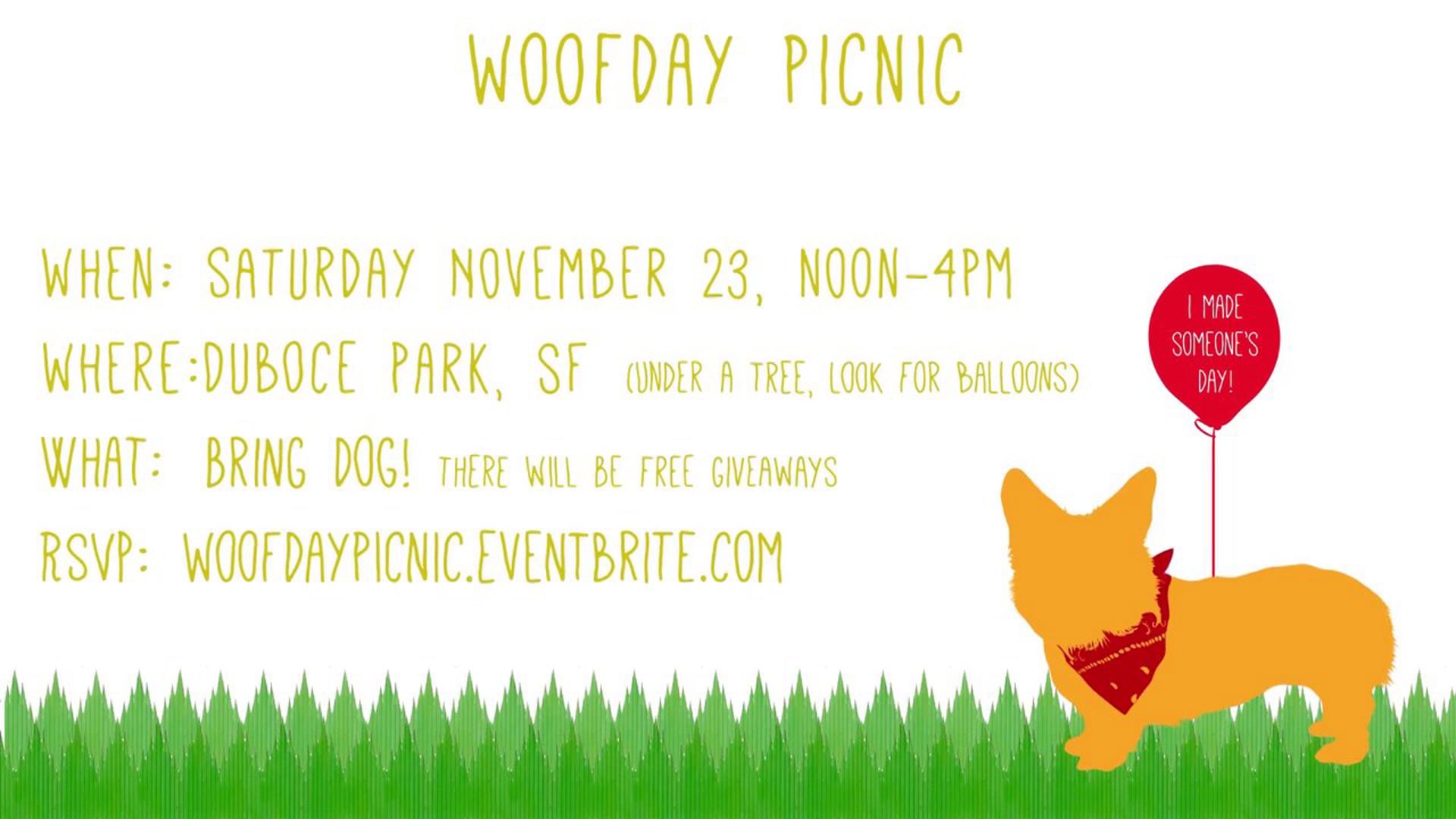 Woofday Picnic Invitation
