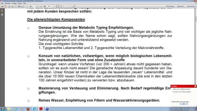 Checkliste für MT BeraterInnen