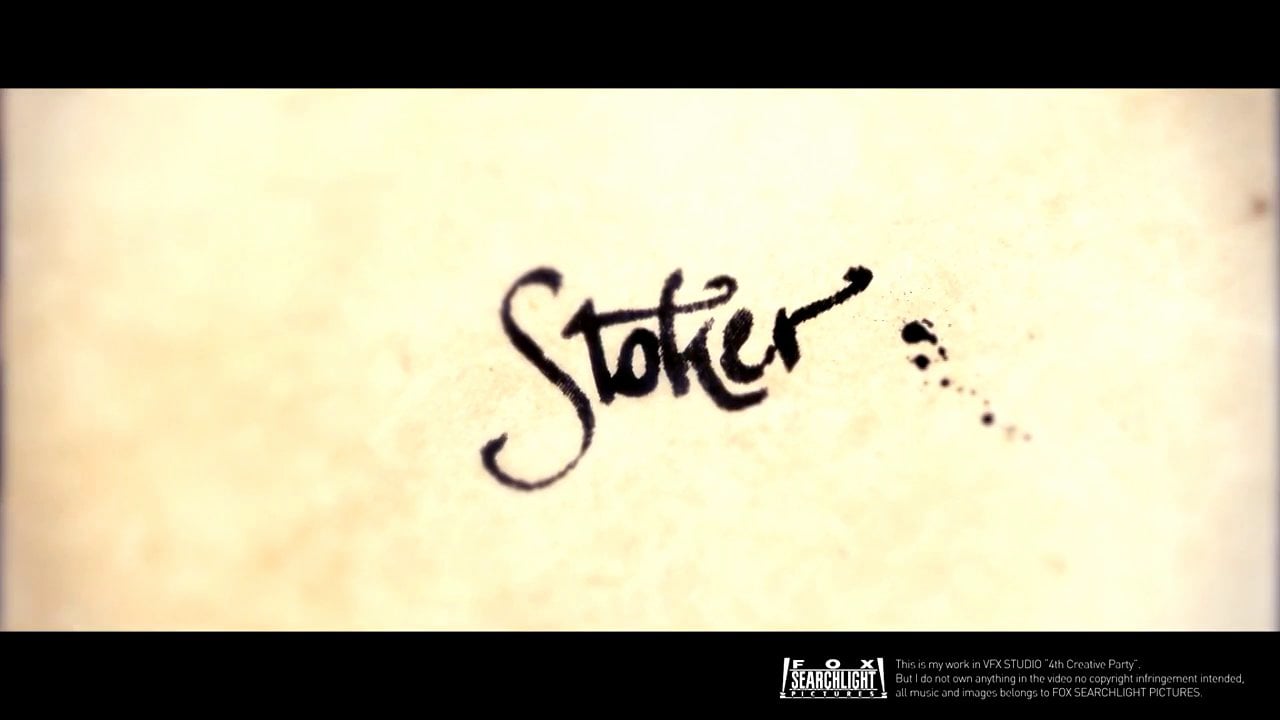 STOKER TITLE SEQUENCE on Vimeo