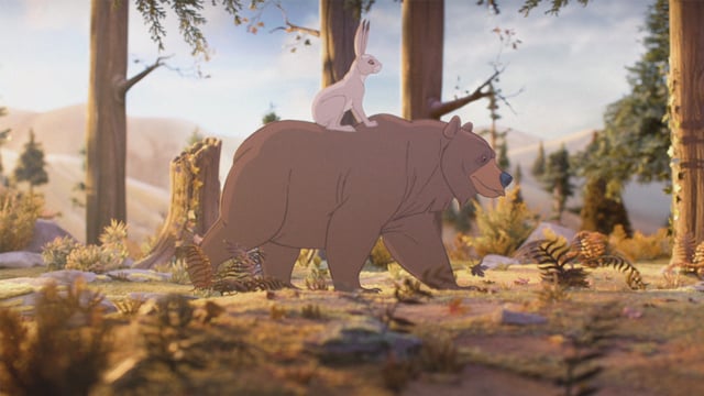 the bear and the hare - stop motion animation video by john lewis
