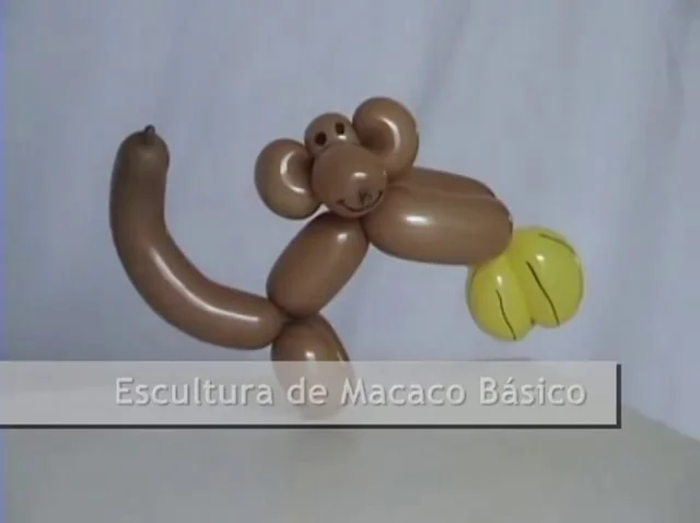 Learn Decor and Art with Balloons - Macaco com Balões - Monkey (Português)  on Vimeo