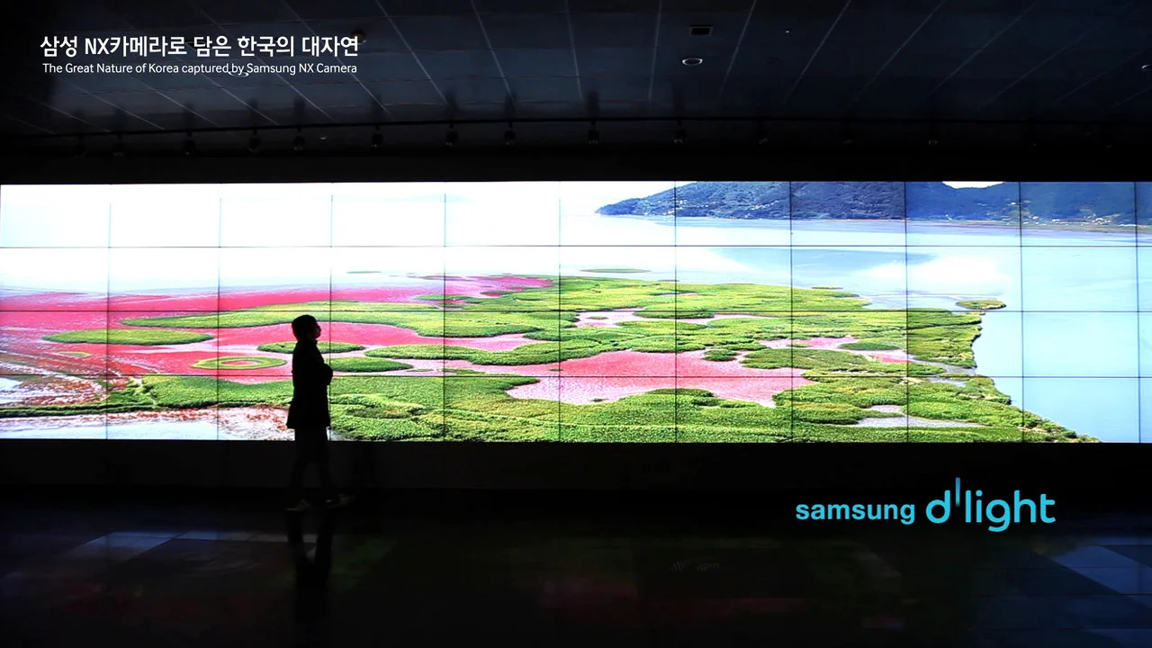 samsung delight 48 LFD monitor display Installation on Vimeo