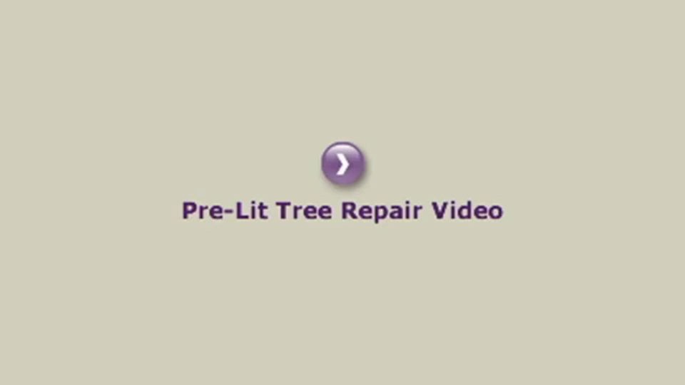PreLit Tree Repair Video on Vimeo