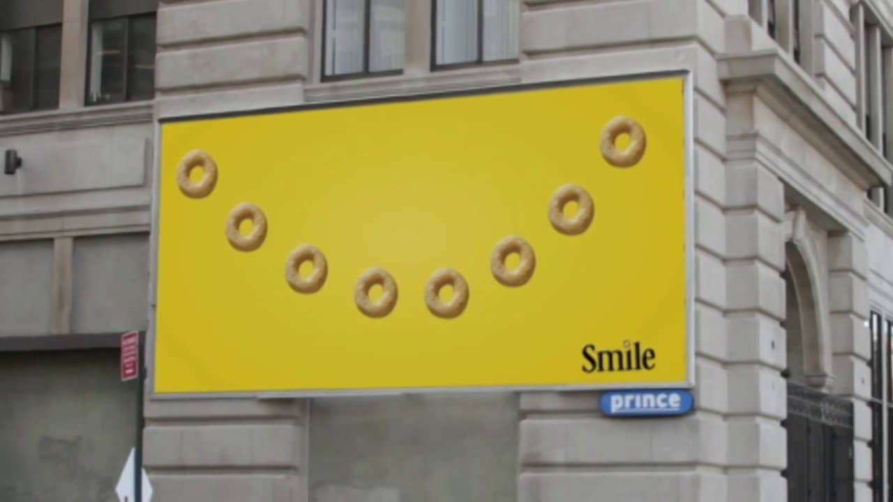 Cheerios Smile Billboard on Vimeo