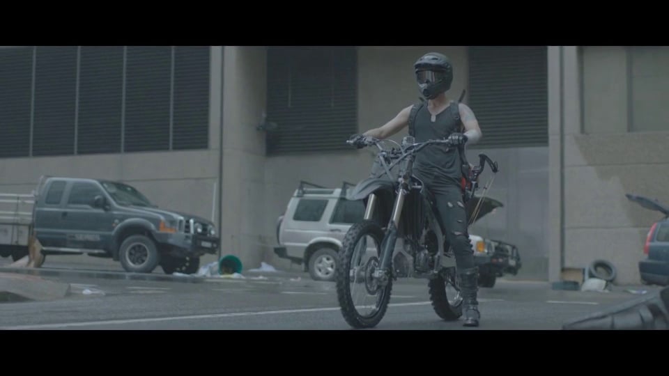 Getting gas in Zombie apocalypse.