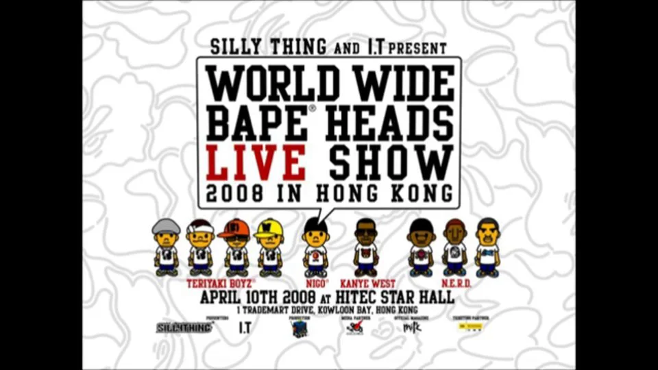 WORLD WIDE BAPE® HEADS LIVE SHOW 2008 TVC