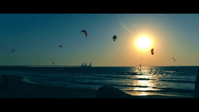 Kitesurfing with Oria Asa