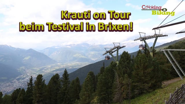 Krauti on Tour beim Mountainbike Testival in Brixen 2013