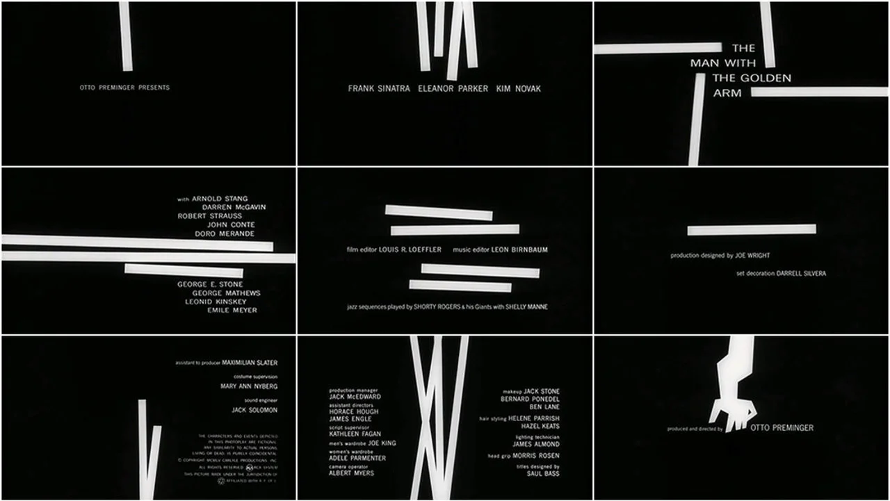 The Man With The Golden Arm (1955) — Art of the Title