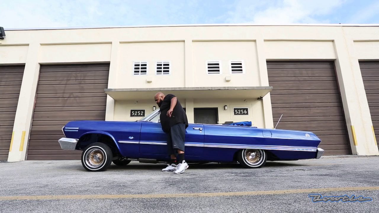 Blue Wave 63 1963 Impala ( Built By BOWTIE CONNECTION )