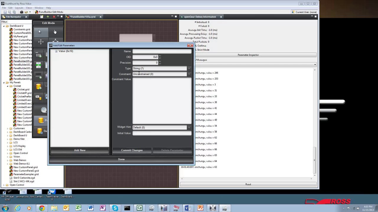 Ross DashBoard U PanelBuilder 105 on Vimeo