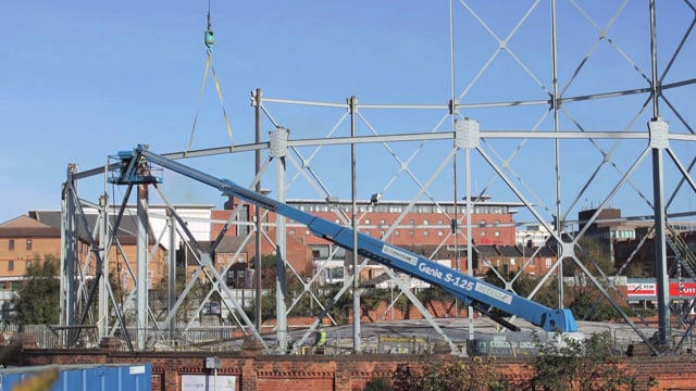 Northampton Gas Holders Dismantling