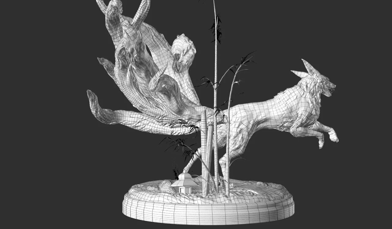 Ninetailed Fox :: Behance