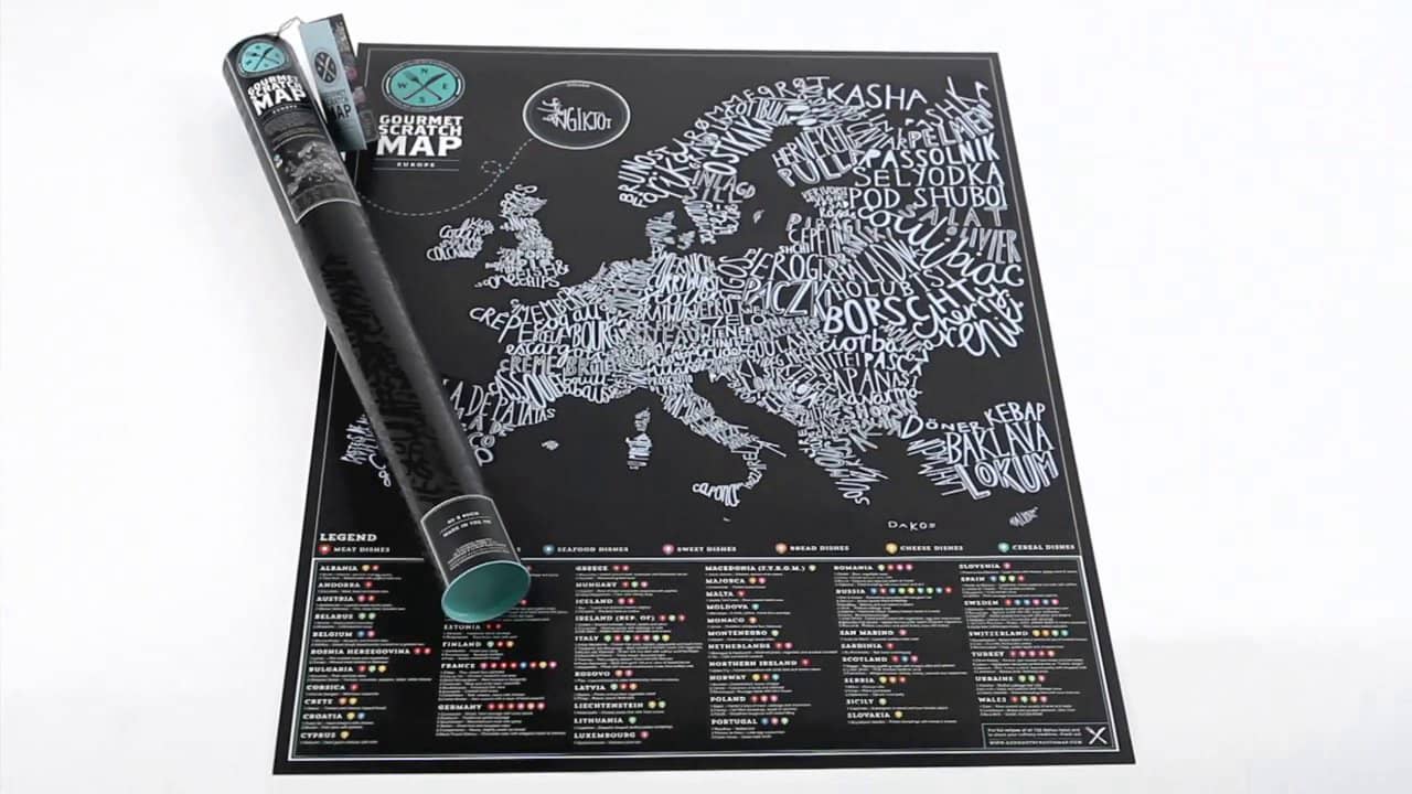 Gourmet Scratch Map on Vimeo