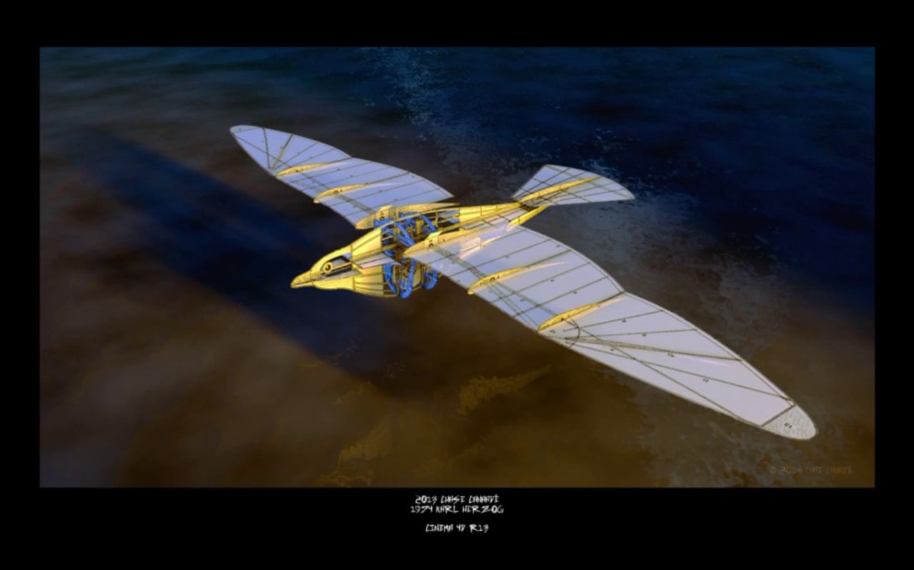 Ornithopter Blueprint in 3D on Vimeo